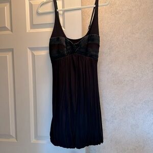 Black bebe bubble dress